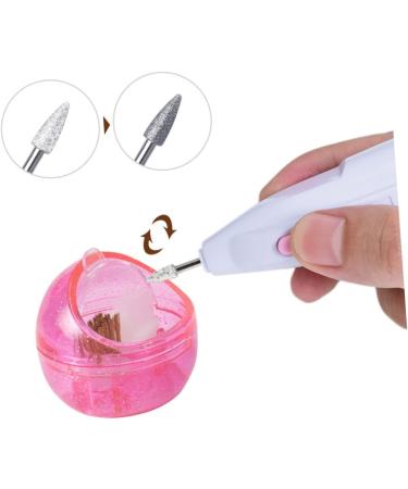 Beatifufu 1 Set Grinding Head Cleaner Nail Art Drill Bit Container Nail Polishing Tool Drill Bit Holder Mini Drill Bit Metal Cleaner Manicure Drill Bit Cleanser Cleaning Box Mane Portable - Buy Online on GoSupps.com