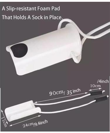 TNBUENO Sock Aid Device with Foam Handles - Compression Stocking Helper for Pregnant Women, Seniors, and Elderly - Buy Online on GoSupps.com