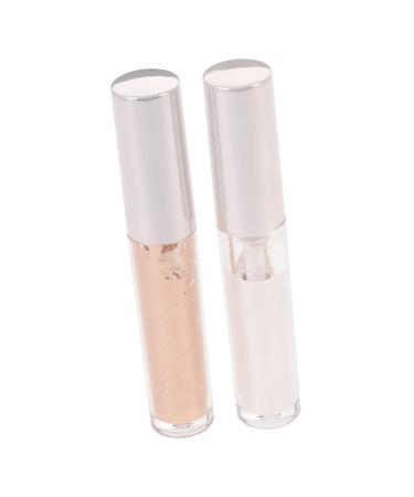 PLAFOPE 2pcs Liquid Makeup Stuff Bling Makeup Product Sparkly Glitter Highlighter Liquid Sparkly Liquid Sparkle