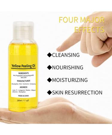 Natural Body Peeling Oil for Women - Moisturizing Yellow Peeling Butter & Scrub 50ml - Nourishing Skin Care for All Skin Types - Buy Online on GoSupps.com