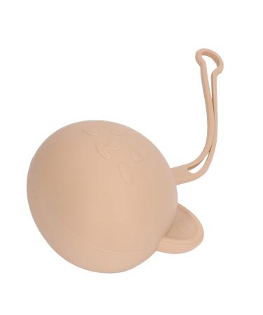 Bear Shaped Silicone Pacifier Storage Box for Newborns - Travel Holder & Accessories in Coffee Color - Buy Online on GoSupps.com
