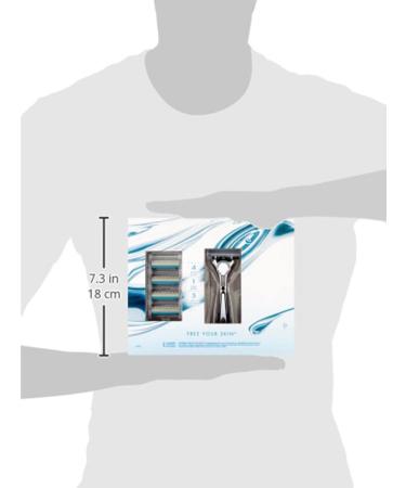 Schick Titanium Shaving Starter Gift Set for Men - Razor + 5 Refills - Buy Online on GoSupps.com