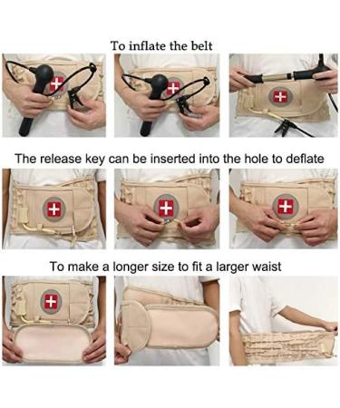 Decompression Therapy Back Support Belt | Lumbar Support for Lower Back Pain Relief & Injury Prevention (29-49 inch Waist) - Buy Online on GoSupps.com