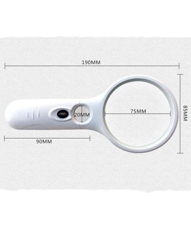Magnifying Glass Reading Magnifying Glass with Lamp 30 Times 100mm Repair Handheld Magnifier Interesting Lofty Ambition - Buy Online on GoSupps.com