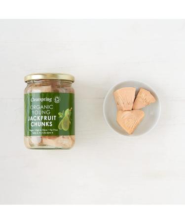 Clearspring Organic Young Jackfruit Chunks - Vegan, Gluten-Free, 400g - Buy Online on GoSupps.com