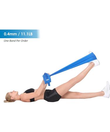 7FT Blue Exercise Band for Physical Therapy & Yoga | Long Resistance Band for Home Workouts | Elastic Stretching Band (11.1LB) | Sold Singly - Buy Online on GoSupps.com