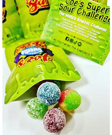 Joe's Super Sour Challenge - The Sourest Sweets In The World! - As seen on TikTok Instagram & Youtube