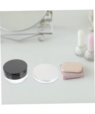 Beavorty tui Poudre de Maquillage Portable 2 Pcs 20 G 3 G Bo tes Compactes Miroir et Houppette pour Femme Usage Voyage et Maquillage Quotidien Abs Noir et Argent  - Buy Online on GoSupps.com