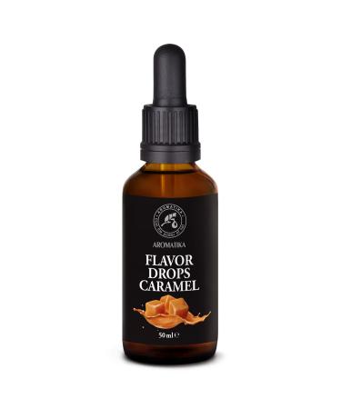 Flavor drops caramel 50ml - aroma drops for food - drops - calorie -free - dark pipette glass bottle - drops of taste - sweetener with taste - vegan - Buy Online on GoSupps.com