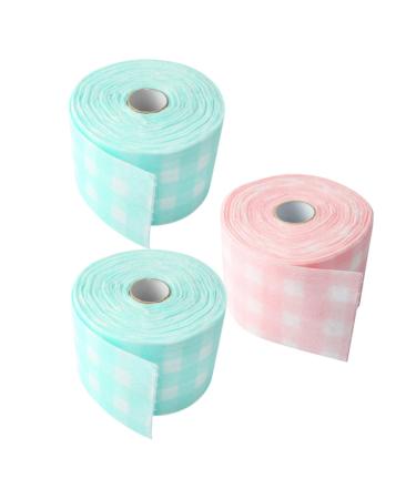 FRCOLOR 3 Rolls Makeup Cotton Facial Remover Pads face Cosmetic Pads Makeup face Wipes Cosmetic Remover Wipes Cotton Makeup Remover Makeup Removing Wipes Make up roll Towel