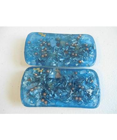Light Blue Small Charging Plate - Cell Phone & Bed Orgone Generator - 528Hz Energy Accumulator - Beautiful Colors & Ingredients - Buy Online on GoSupps.com
