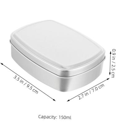 BUGUUYO 5pcs Box Balm Box Candy Jar Empty Cans Candy Case Aluminum Soap Boxes Metal Case Portable Candy Box - Buy Online on GoSupps.com