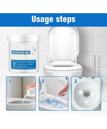 2024 Active Sailing Agent Toilet Cleaner - Extra Strong Activated Carbon Foam Removes Stubborn Deposits (2 x 250g) - Buy Online on GoSupps.com