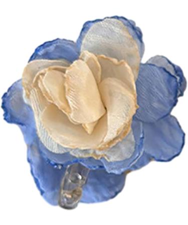 Limtula Camellia Flower Claw Clip Hair Claw for Women Hair Barrettes Jaw Clip Elegant Hairpin Girl Hair Styling Tool Accessories Blue - Buy Online on GoSupps.com
