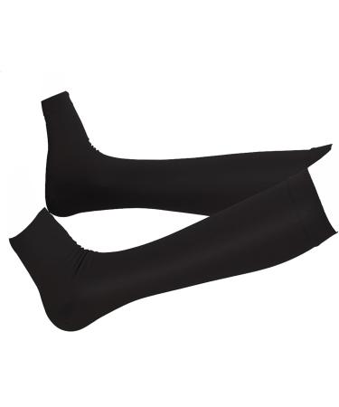 Buy Calf Compression Sleeves - Graduated Compression Socks for Running & Shin Splint Relief - Comfortable Footless Design (M-Black - Buy Online on GoSupps.com