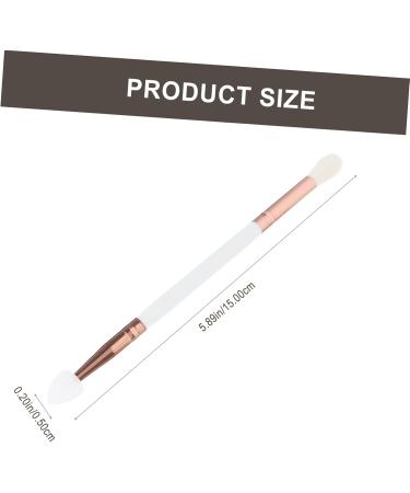 Healeved 3pcs Eye Shadow Brush Double Headed Eyeshadow Makeup Brush Multipurpose Tool Makeupset Wooden Handle - Buy Online on GoSupps.com