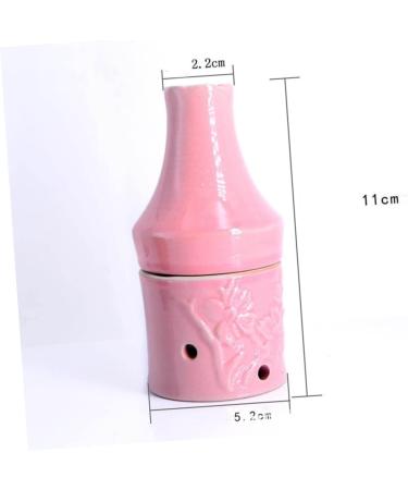Beavorty 2 STK MOXA Burner Set - Porcelain Moxa Heating Device for Face Massage | Moxibustion & Massage Pot | Ceramic Pink Moxa Holder - Buy Online on GoSupps.com