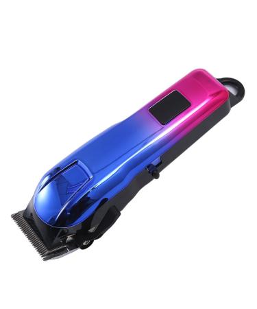 Intelligent Hair Clipper Electric Hair Clipper Digital Display Electric Hair Clipper Hair Clipper Blue