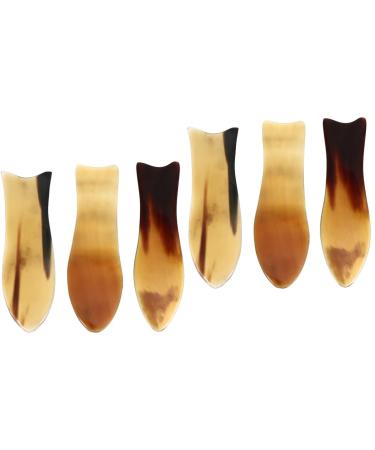 Ultechnovo massage board face 6 pc horn scratching eye massage devices body scratch plate skin body muscle scratching tools for face shaping scratch massage plate spa horns melon like shown