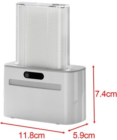 Kowaku Toothed Holder - Intelligent Dental Floss Dispenser & Organizer for Home Office & Dining - Gray Dental Floss Case - Buy Online on GoSupps.com