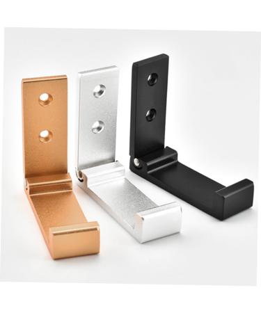 Alipis 4pcs Foldable Hooks Wall Mount Hooks Alloy Hooks Wall Hanger Wall Hanging Row Hook Round medium Silver - Buy Online on GoSupps.com