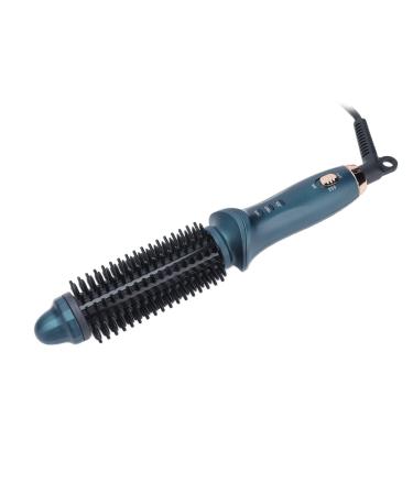 KIMISS 2-in-1 Thermostatic Electric Hair Curling Brush with Dual Purpose Straight & Curly Design Scalding Feature - Beauty Tool for Different Hairstyles
