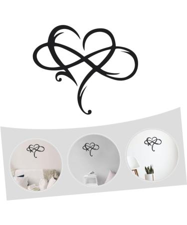 Cabilock 1pc Iron Pendant Home Pendant Heart Shaped Pendant Hanging Heart Wall Decor Decoration Love Black 40x35cm - Buy Online on GoSupps.com