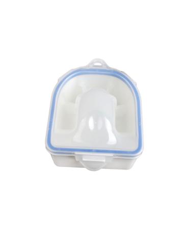 Sharplace Nail Soaking Bowl Manicure Bowl Keep Warm Nail Art Tool Gel Polish Powder Remover for Salon Home Use Blue