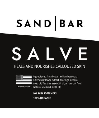 SandBar Natural Callus Salve - Revitalizing Callus Balm for Healing & Nourishing Calluses - On-the-Go Repair & Care - Immediate Relief for Callus Tears - 0.15 oz - Buy Online on GoSupps.com