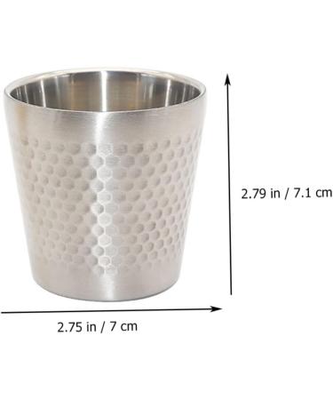 Hapinary Razor Shell Soap Holder - Stainless Steel Shaving Cup for Men | Durable & Stylish Gift - 7.1x7cm - Buy Online on GoSupps.com