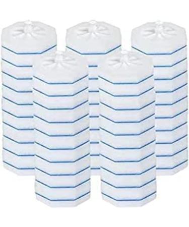 Joselin 50PCS Upgraded Toilet Brush Wand Disposable Toilet Cleaning Wand Head Compatible Wand Refills