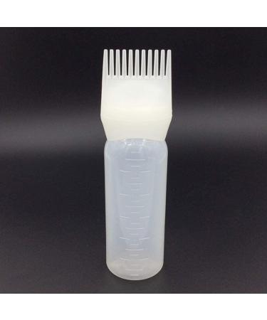 EZPRO USA 7oz Hair Comb Applicator for Squeeze Bottles - Pack of 4 | BPA Free, Refillable, Pressurized Plastic Comb | 200ml Clear Hair Treatment - Buy Online on GoSupps.com