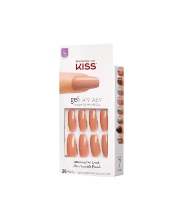 KISS Gel Fantasy Ready-to-Wear Gel Nails - Here with Me | Shop Internationally for Stunning Nail Art - Buy Online on GoSupps.com