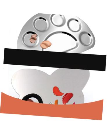 Buy Metallic Eyeshadow Palette & Nail Art Tools Set - Stainless Steel Scraper & Spatula Kit for Perfect Makeup & Manicure | 12.5x8.3cm - Buy Online on GoSupps.com