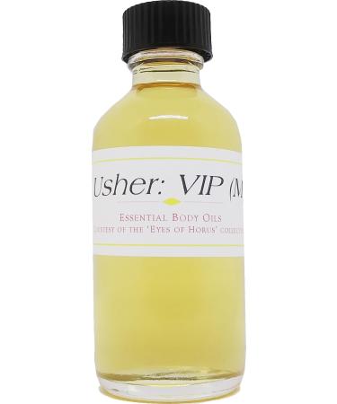 VIP: Usher - Type For Men Scented Body Oil Fragrance Regular Cap - Gold - 2 oz. - ID#25265 2 Fl Oz (Pack of 1)