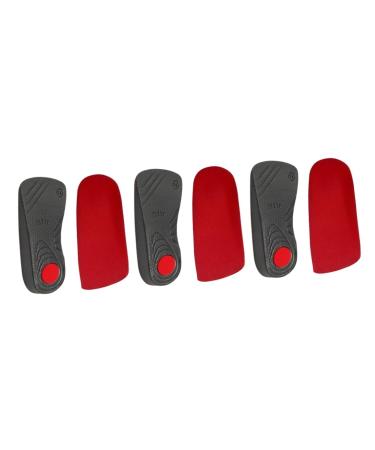 Healvian 3 Pairs Insoles Arch Support Hiking Shoes Shoe Pads Shoe Cushions for Men Shoe Inserts Plantar Heel Inserts for Women Shoes Pads Orthotic Eversion Orthotics Man