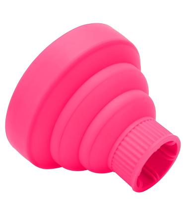Best Diffuser Hair Dryer for Curly Hair | Universal Collapsible Silicone Attachment | Portable & Foldable - Hair Hunger (Pink) - Buy Online on GoSupps.com