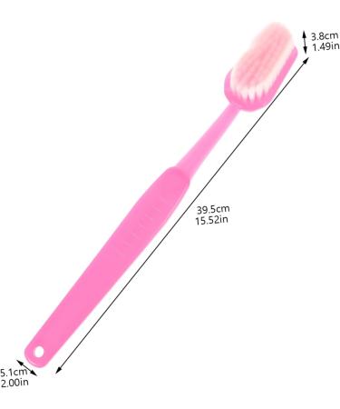 Toyvian Comedy Party Gifts - Jumbo Toothbrush Decor for Halloween | Flocking Accessories Pink 1 Piece - Buy Online on GoSupps.com