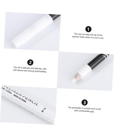 POPETPOP 72 Pcs Eyeliner Pencil Eyeshadow Liquid Black Eyeliner Cosmetics Eye Line Tool Wooden Pole Brush - Buy Online on GoSupps.com