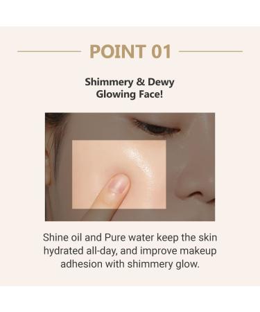 ETUDE Glow On Base Oil 30ml (21AD) | All-in-One Makeup for Glowing Dewy Finish | Korean Beauty - Buy Online on GoSupps.com