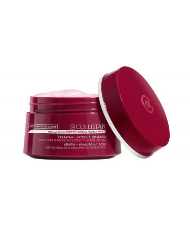 Collistar Attivi Puri Hairpacking Mask Reconstructing on the up-and-coming with keratin and hyaluronic acid two-way use: as a mask after hair washing or as a pack of hair wash 200 ml collistar mask wrap