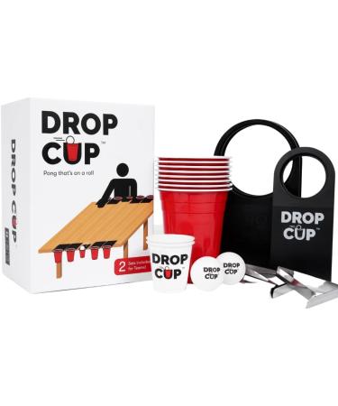 Drop Cup - Family Friendly Party Game for Adults - Pong On A Roll - Buy Online on GoSupps.com