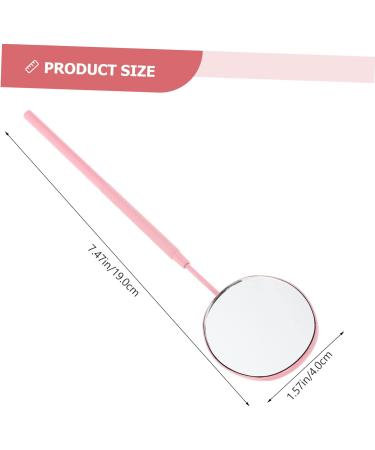 DRESSOOS Grafting Eyelash Mirror Clear Inspection Lens Lash Extensions Eyelash Inspection Mirror Lash Extension Accessories Stainless Steel Lash Mirrors Compact Supplies Adhesive Tape Glass 19x4cm - Buy Online on GoSupps.com