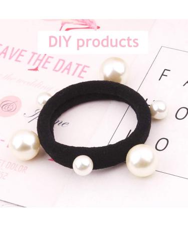 100 Pieces Black Hair Ties - 4.5cm Elastic Cotton Hair Ties for Women Girls & Men - Perfect for Buns High Quality & Durable - Buy Online on GoSupps.com