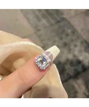 Temperament to Enhance The Nail Patch Nail wear a Brilliant Diamond Hand Patch French Bow Fake Nails Detachable (10-Piece) (Size : S) Small - Buy Online on GoSupps.com