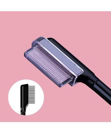Eyelash Separator Comb Set - Metal Teeth Lash Brush for Makeup Mascara Application - Buy Online on GoSupps.com
