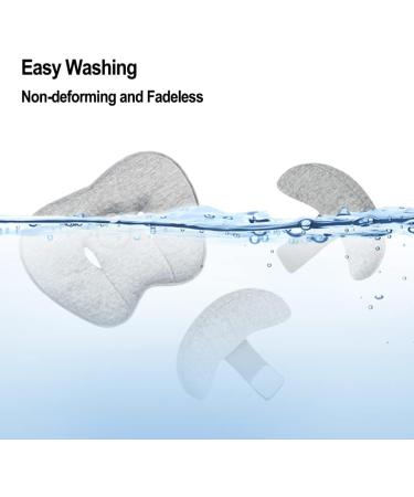 Blublu Park Baby 2 in 1 Travel Cushion - Adjustable Neck and Head Support Insert for 3-12 Month Infants, Gray - Buy Online on GoSupps.com