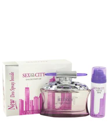 Sex In The City Lust Perfume By Sex In The City 3.4 Oz Eau De Parfum Spray With 1.7 Oz Deodorant Spray For Women