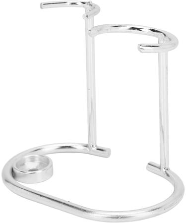 Stainless Steel Razor Stand - Modern Portable Shaving Brush Holder - Rustless Design for Restroom (Silver) | International Shipping - Buy Online on GoSupps.com