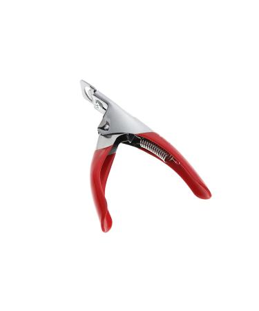 HCHGJKN Nail Clippers 13.5 * 10cm U-Shaped False Tips Scissors Trimmer Red/Pink Round/Square Shapemake Manicure Tools Nail Clipper Cutter